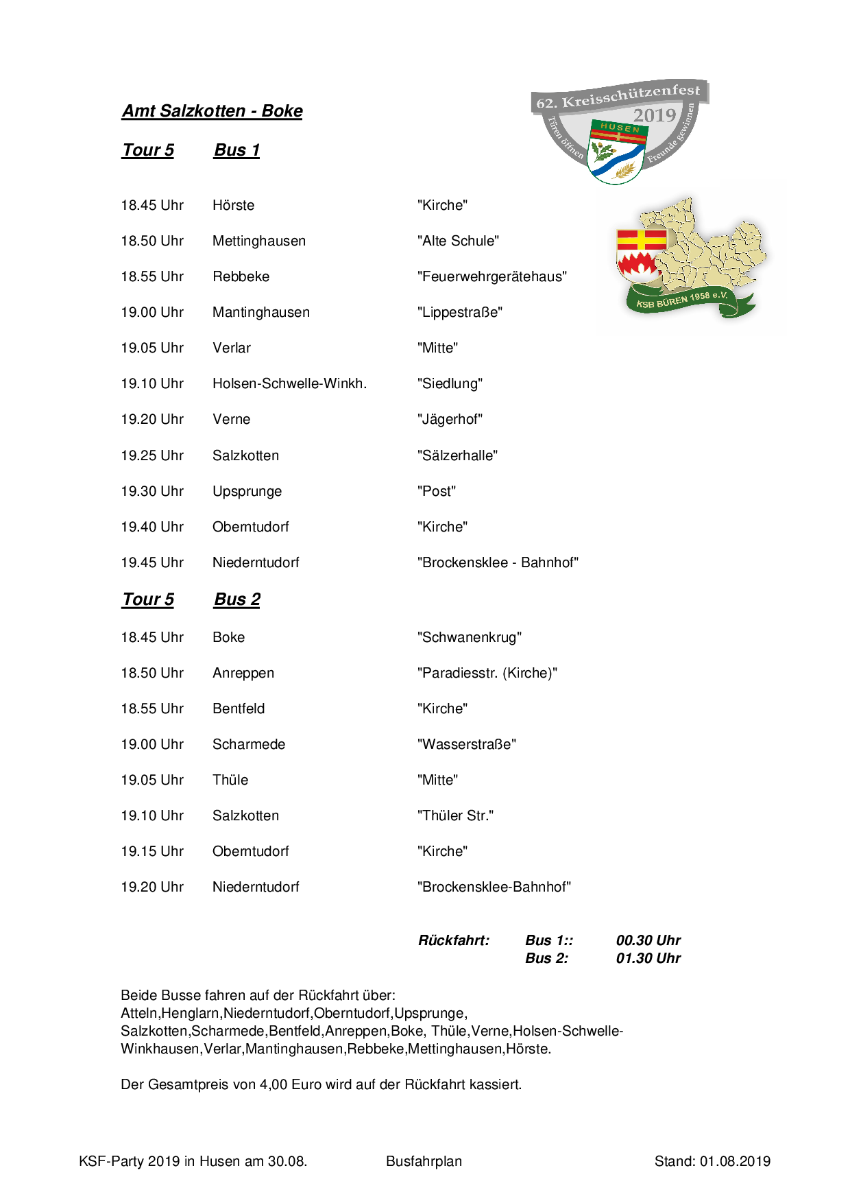 Busfahrplan Disco Husen 2019 3