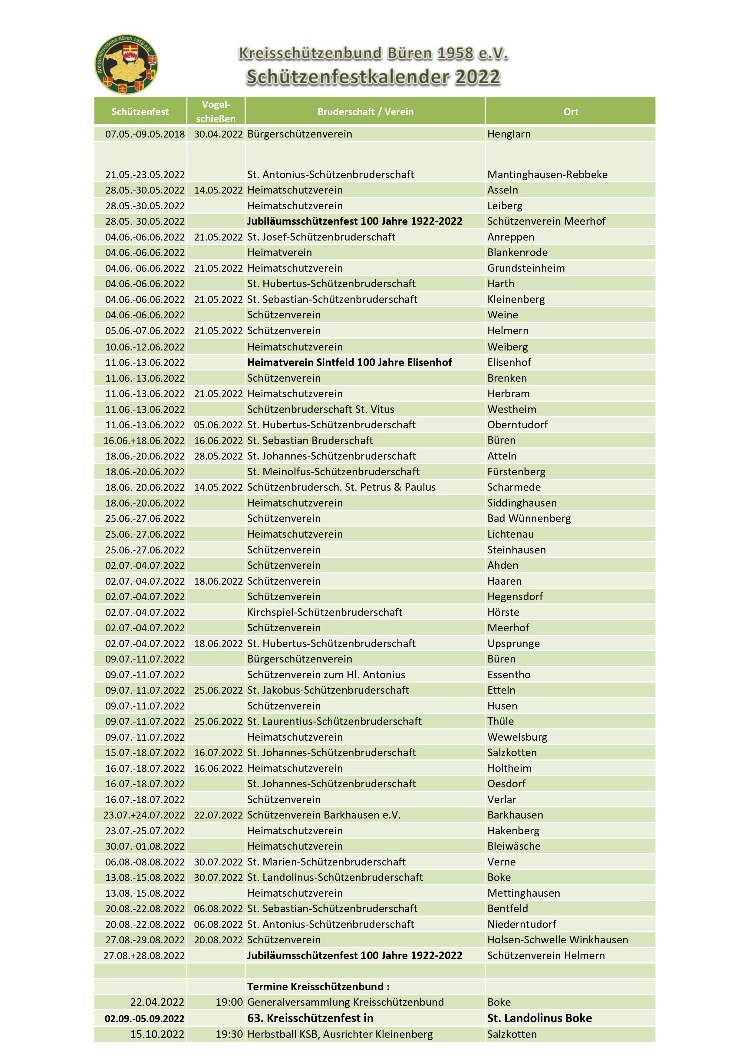 22 03 28 Schützenfestkalender 2022 KSB